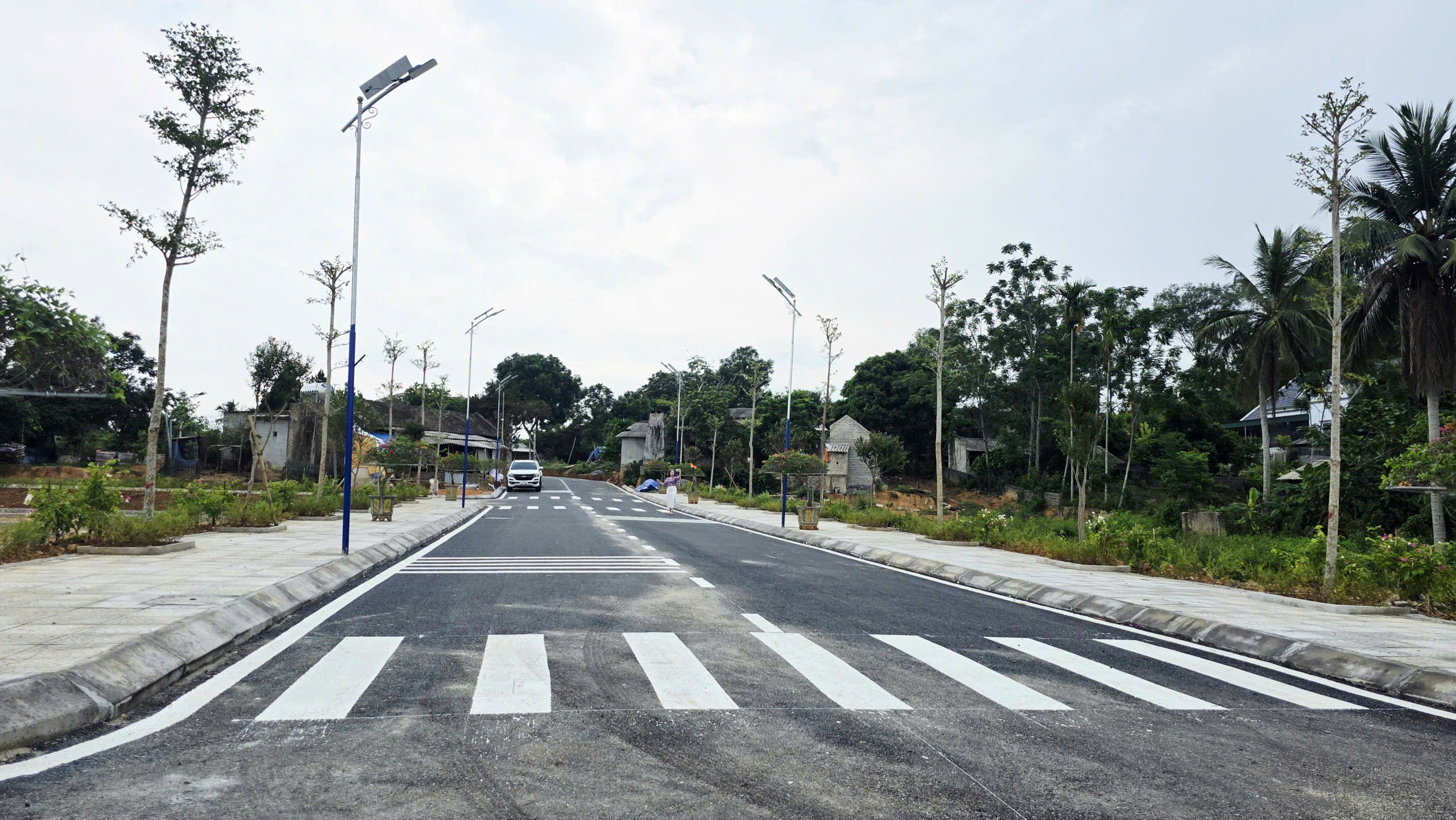 Đường nhựa mới tại Thọ Sơn